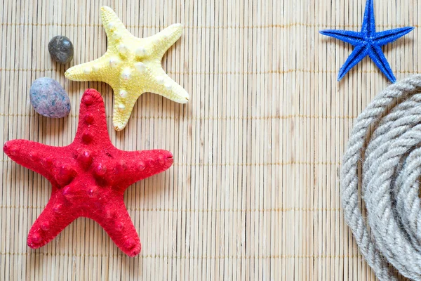 Starfishes com corda — Fotografia de Stock