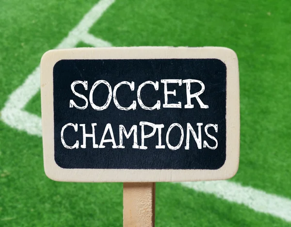 Soccer Champions — Stock Photo, Image