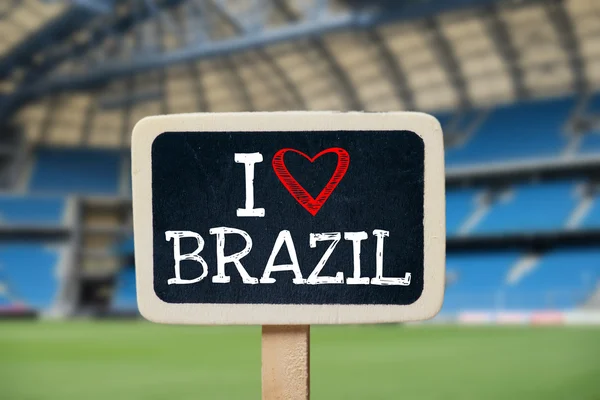 Kocham Brazylia — Zdjęcie stockowe