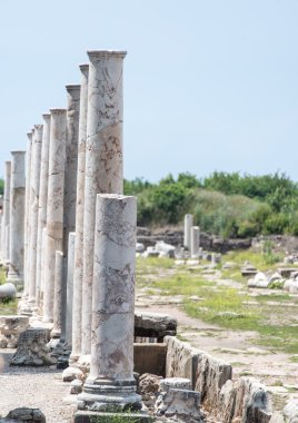 Side antik kenti Kalıntıları