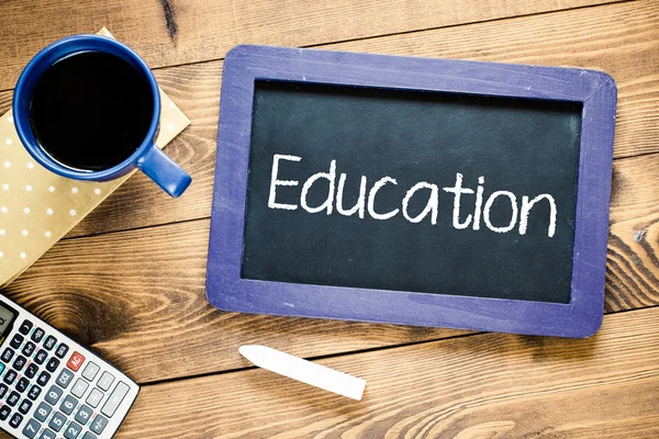 Blackboard with text "Education" — Stock Photo, Image