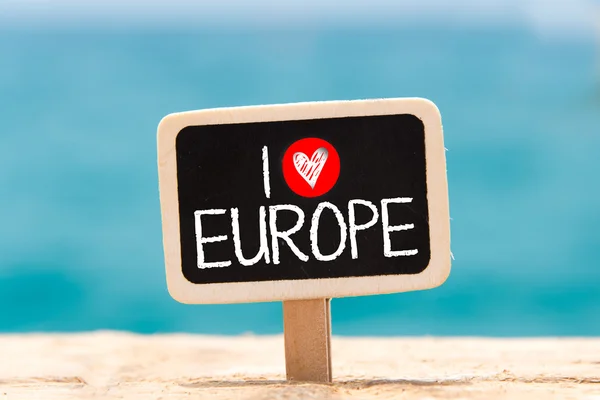 Ik hou van Europa — Stockfoto