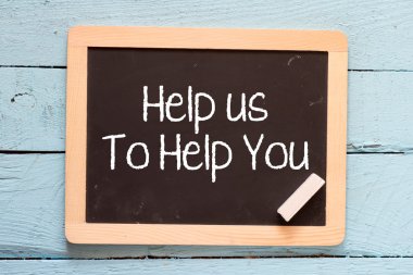 bize yardımcı olmak için yardım