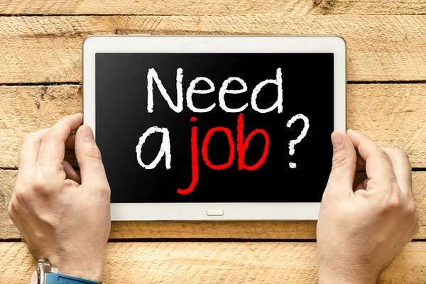 "Behöver ett jobb?" — Stockfoto