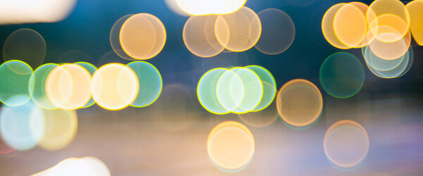 Colorful abstract background with bokeh