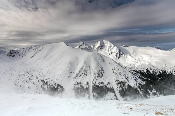 Zimowy Krajobraz Górski Krajobraz Tatrach — Zdjęcie stockowe