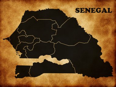 senegal Haritası