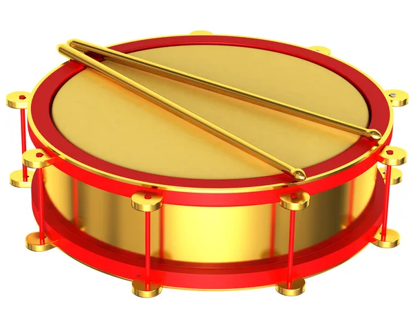 Un tambor de oro — Foto de Stock