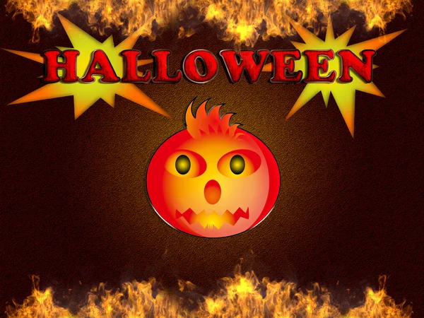 Cartão de saudação para Halloween — Fotografia de Stock