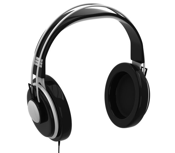 Black headphones