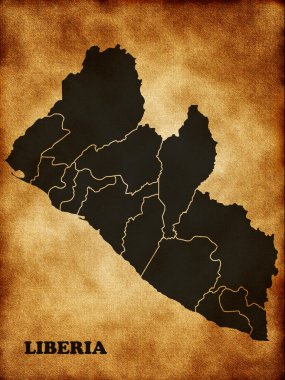 Liberya Haritası