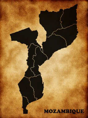 Mozambik Haritası
