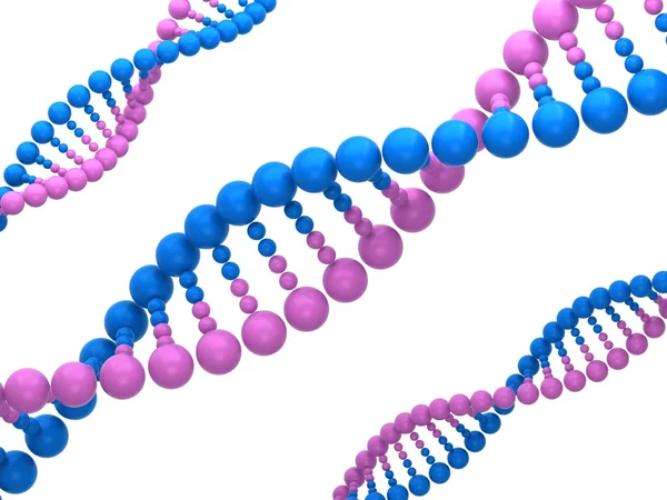 DNA colorato — Foto Stock