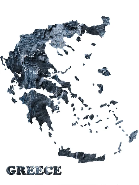 Map of Greece — Stock Photo, Image