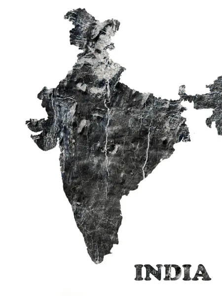 India Mappa — Foto Stock