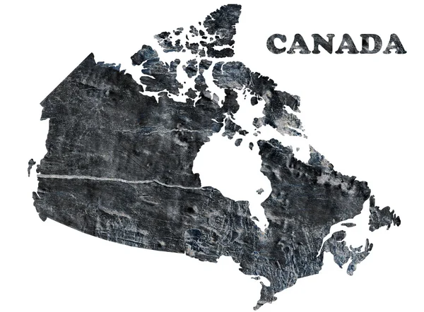 Karte von Kanada lizenzfreie Stockbilder