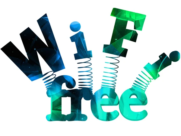 Wi-fi σήμα έννοια — Φωτογραφία Αρχείου