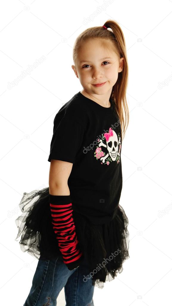 punk rock outfit girl