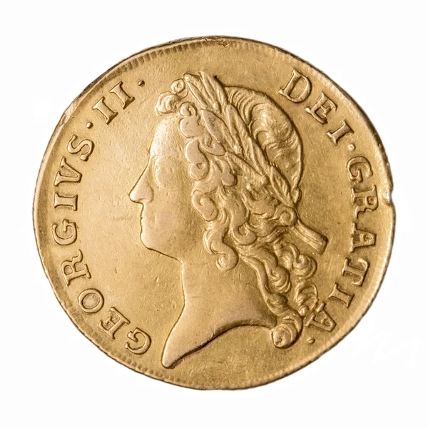 George II Double Guinea obverse — Stock Photo, Image