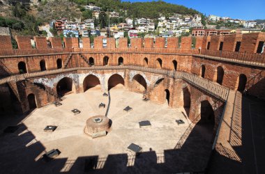 Kızıl Kule içinde. Landmark şehir Alanya, Türkiye
