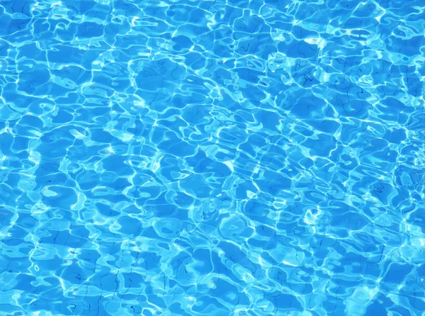Água da piscina. Textura do aqua — Fotografia de Stock
