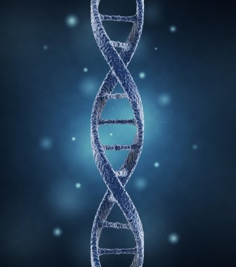 DNA sarmalının molekülleri. Bilim kavramı. illüstrasyon