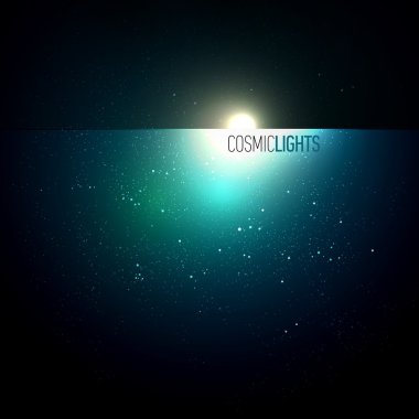 Kozmik ışık | Eps10 vektör arka plan serisi