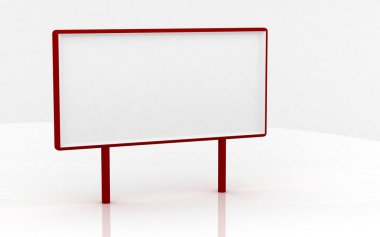 Reklam pano boş alan içeren