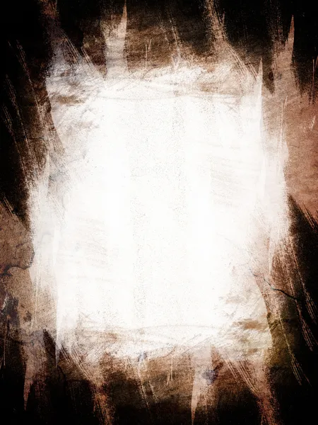 彩绘Grunge后台纹理框架 — 图库照片