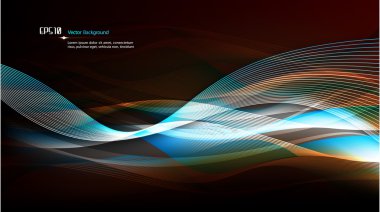 yoğun renkli dalgaları arka plan