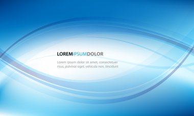 Mavi tasarlamak vektör tasarım şablonu