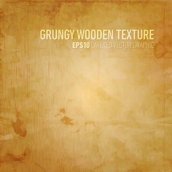 Grungy Wooden Texture — Stock Vector