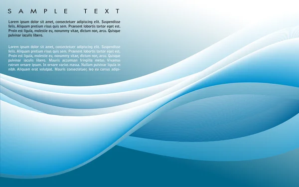 抽象蓝色矢量设计模板 — 图库矢量图片