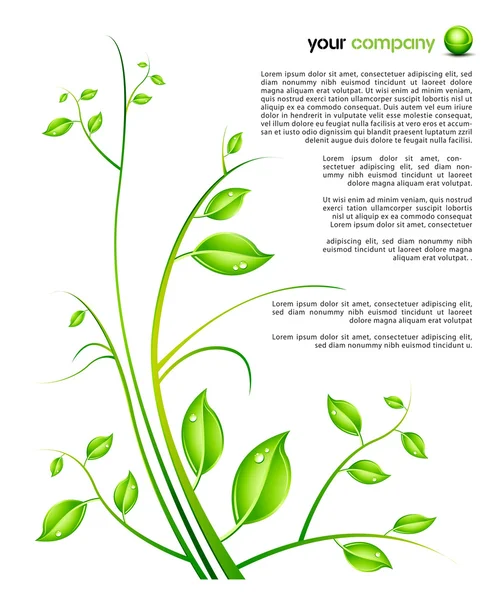 Fond grunge floral rétro — Image vectorielle