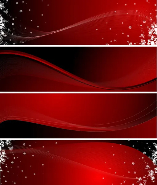 Christmas vector banners — Stock Vector