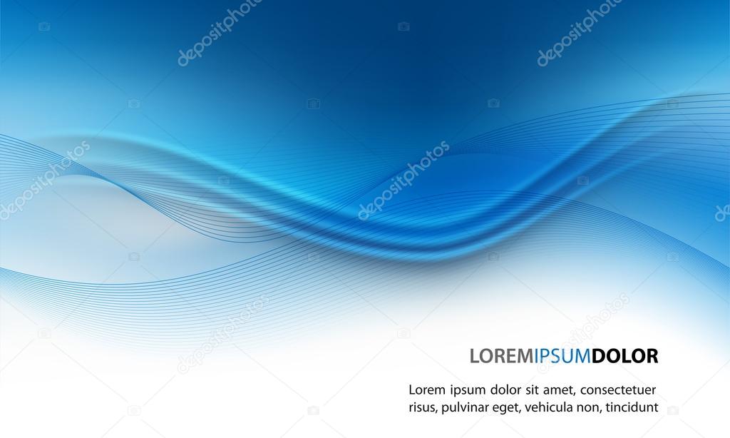 Abstract Clean Vector Wave Background