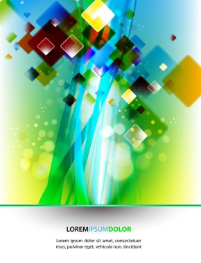 modern renkli vektör kart tasarımı