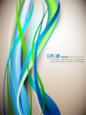 tasarlamak temiz vektör dalga geçmiş