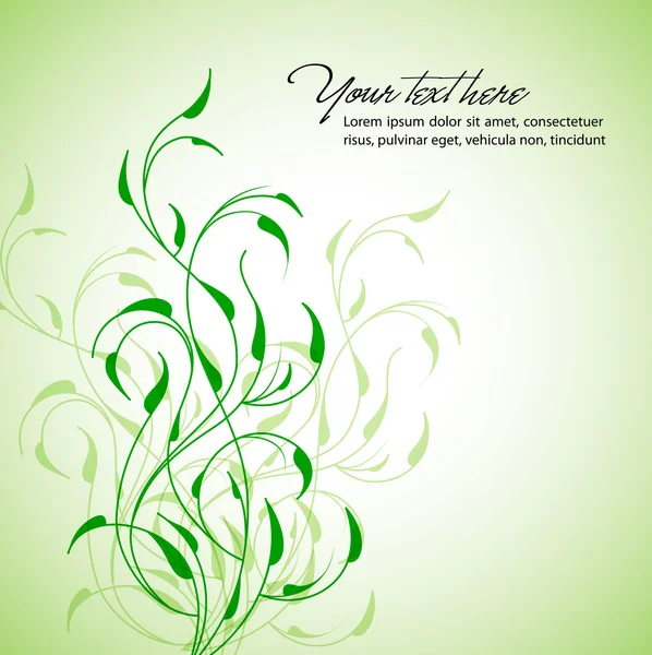 Propre Floral Vector fond — Image vectorielle