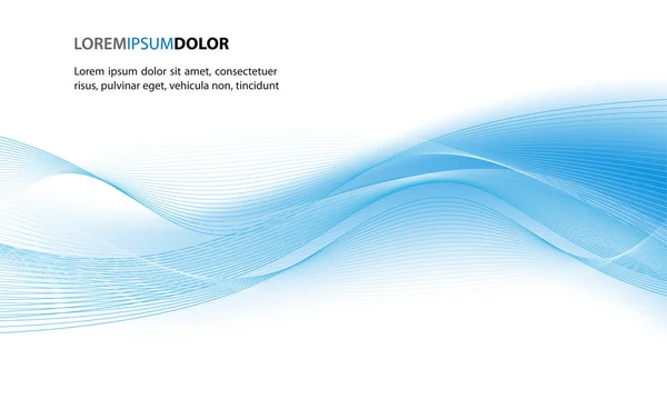 Abstract blue vector ontwerpsjabloon — Stockvector