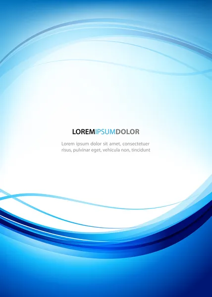 Mavi tasarlamak vektör tasarım şablonu