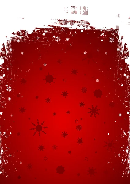 Saludo de Navidad rojo profundo — Archivo Imágenes Vectoriales