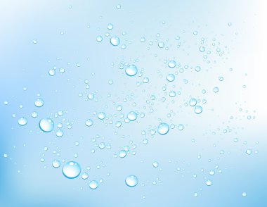 Vector water bubbles