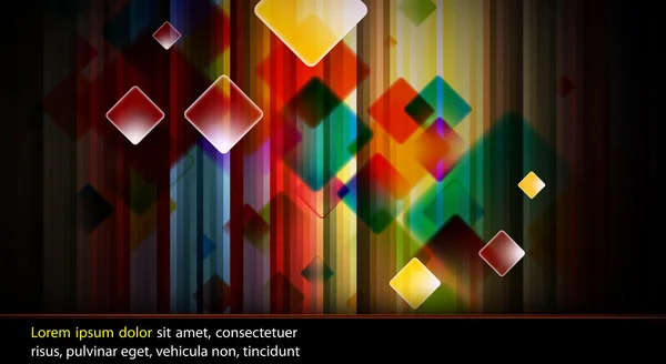 다채로운 현대 벡터 카드 디자인 — 스톡 벡터