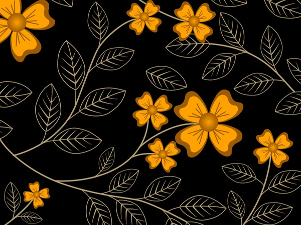 Abstract floral patroon — Stockvector