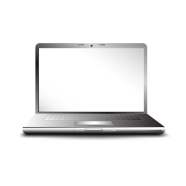 Laptop con spazio vuoto — Vettoriale Stock