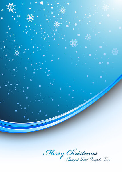 Рождественский фон снежинки
