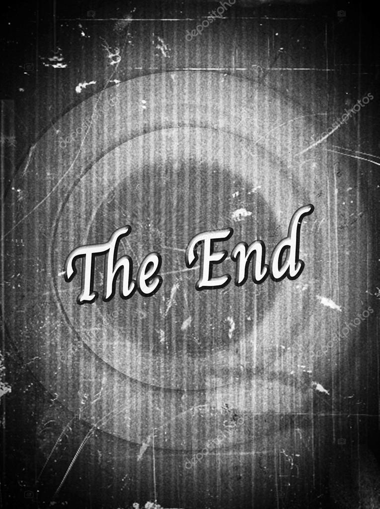The End Movie Ending Screen Stock Photo By C Porjai 3361 The End Movie Ending Screen Stock Photo By C Porjai 3361