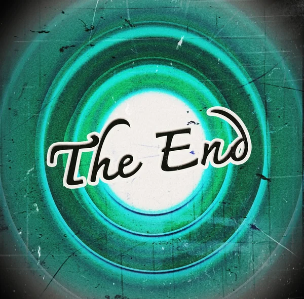 the end movie ending screen — 图库照片 #20392493