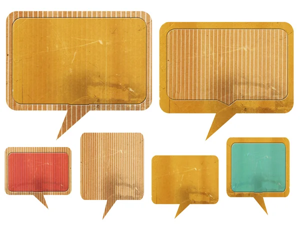 Kağıt konuşma balonu seti